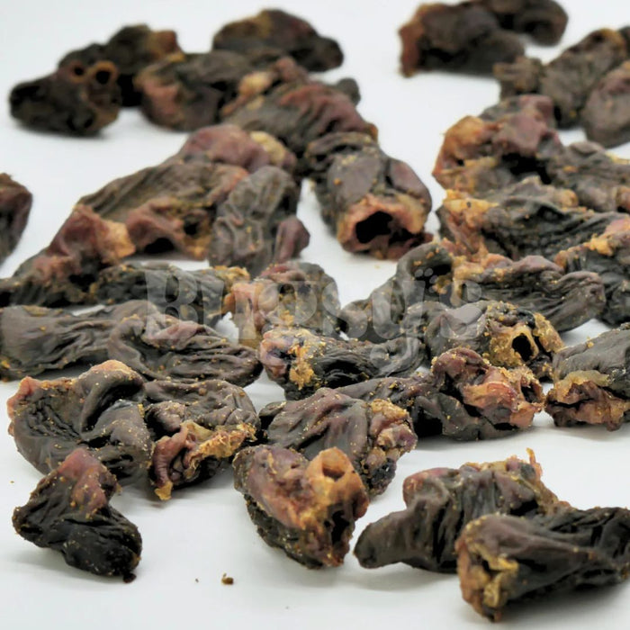 BUGSY'S Dehydrated Chicken Heart & Seaweed Dog Treats - 100g