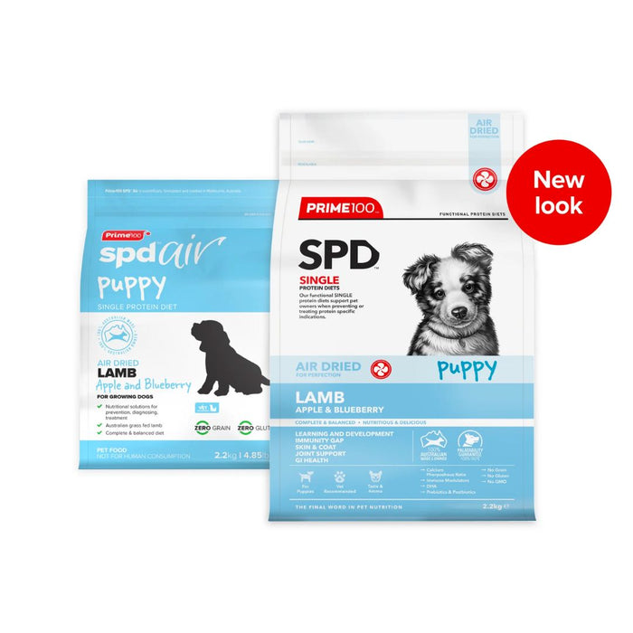 Prime100 - SPD™ Air Dried Lamb, Apple & Blueberry Puppy