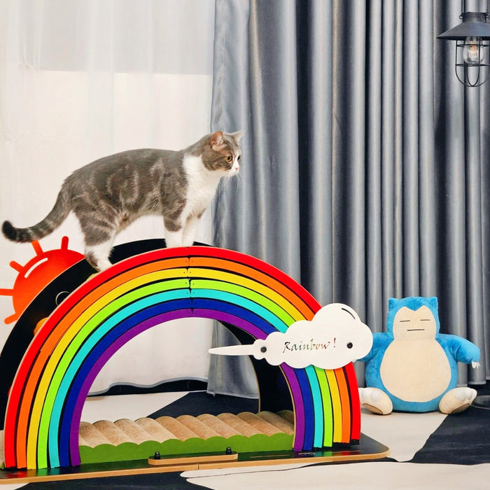 Dreamland Cat Scratcher | Sunshine Rainbow | My Rainbow Pets