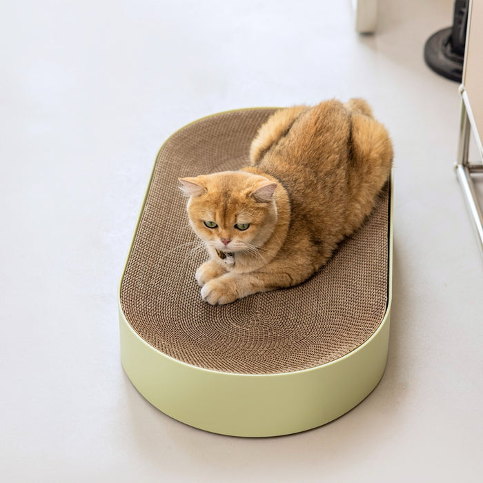 Purrista XL Curved Cat Scratcher | My Rainbow Pets | Green