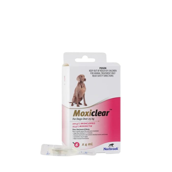 Moxiclear Flea & Worming Spot Treatment（Over 25KG） - Dog