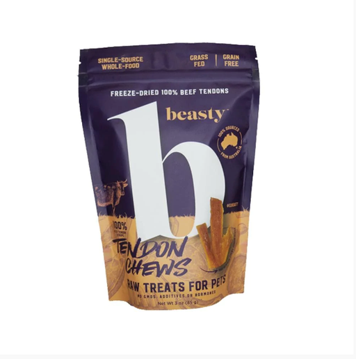 BEASTY Tendon Chews Freeze Dried Raw Treats 85g my rainbow pet