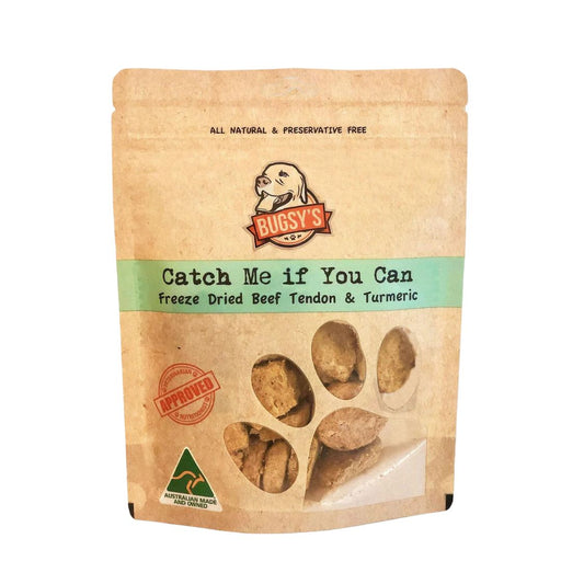 BUGSY'S Catch Me If You Can - Beef Tendon and Turmeric Dog Nature Treats 70g - 02