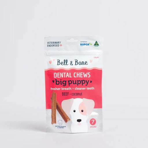 Bell & Bone Beef and Coconut Puppy Dental Chews 04