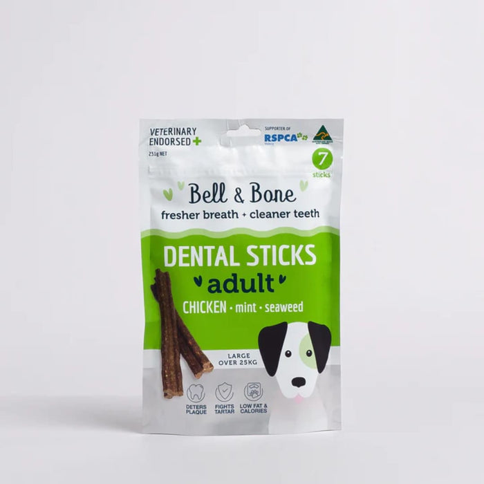 Bell & Bone Chicken Mint and Seaweed Adult Dog Dental Sticks 05