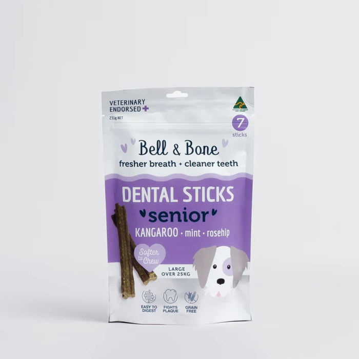 Bell & Bone Kangaroo Mint and Rosehip Senior Dog Dental Sticks 02