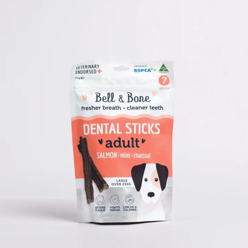 Bell & Bone Salmon Mint and Charcoal Adult Dog Dental Sticks 05