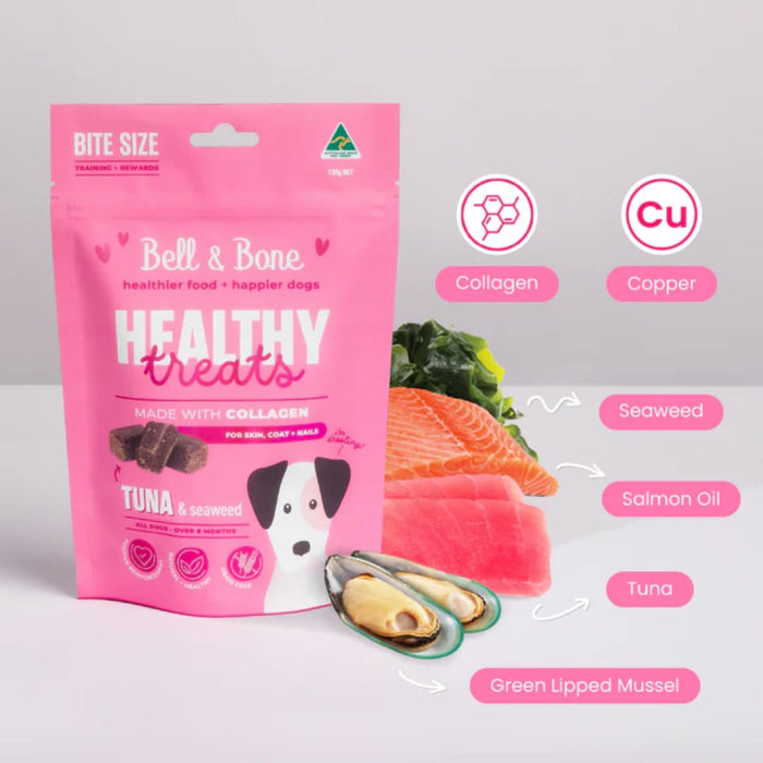 Bell & Bone Tuna & Seaweed For Skin, Coat and Nails Adult Dog Healthy Treats - 03