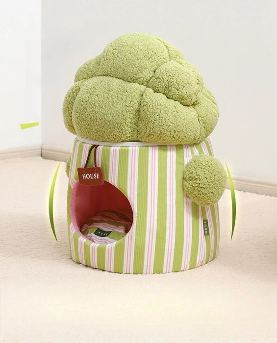 Broccoli Bliss Pet Bed 14