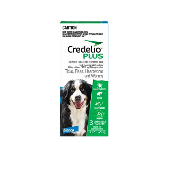 CREDELIO PLUS for Dogs 22-45KG - XLARGE