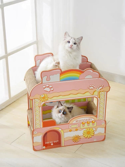 Cat Scratcher | Cute Sweet Bus | My Rainbow Pets my rainbow pet