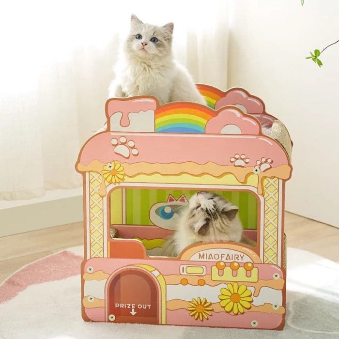 Cat Scratcher | Cute Sweet Bus | My Rainbow Pets my rainbow pet