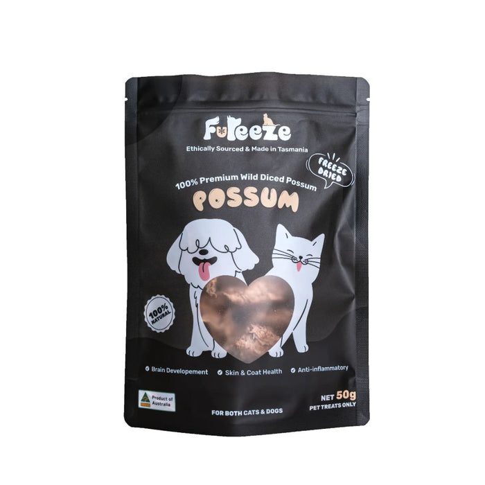 Fureeze™ - Freeze Dried Diced- Possum -50g