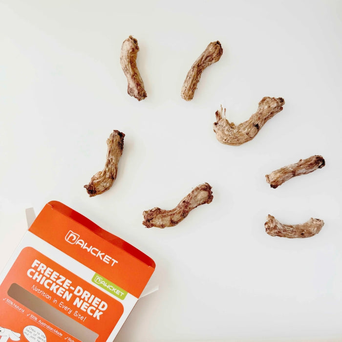 Pawcket Freeze-Dried Chicken Neck Treat - 80g