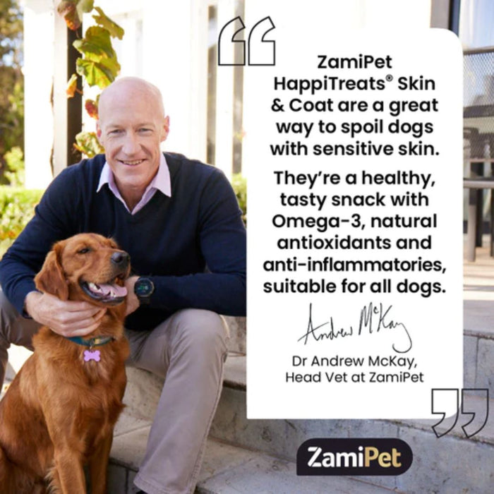 ZamiPet HappiTreats Skin & Coat 200G - 30 Chews