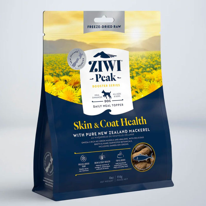 ZIWI PEAK Freeze-dried boosters - Skin & Coat Health  - Dog