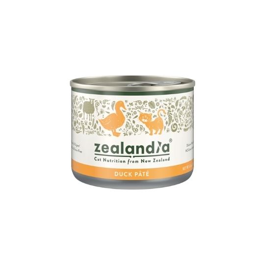 ZEALANDIA Grain Free Duck Pate Cat Wet Food 24 x 185g my rainbow pet