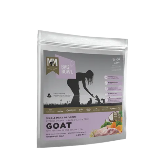 MEALS FOR MEOWS GOAT GRAIN FREE CAT FOOD 2.5KG my rainbow pet