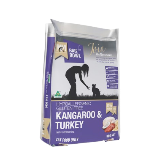 MEALS FOR MEOWS DRY CAT FOOD TURKEY ADULT- 9kg my rainbow pet