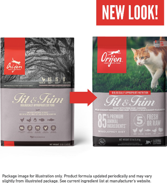 ORIJEN Fit & Trim Grain-Free Dry Cat Food my rainbow pet