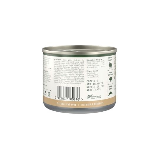 ZEALANDIA Grain Free Goat Pate Cat Wet Food 24 x 185g my rainbow pet