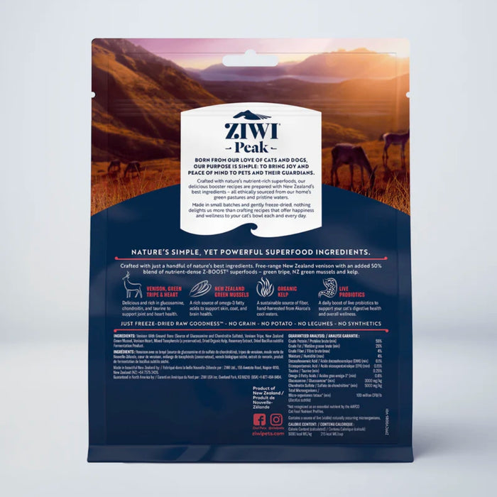 ZIWI PEAK Freeze-dried boosters - Raw Superboost Venison  - Cat