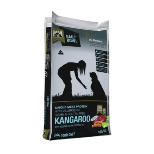 MEALS FOR MUTTS SINGLE PROTEIN GRAIN FREE KANGAROO- 14kg my rainbow pet