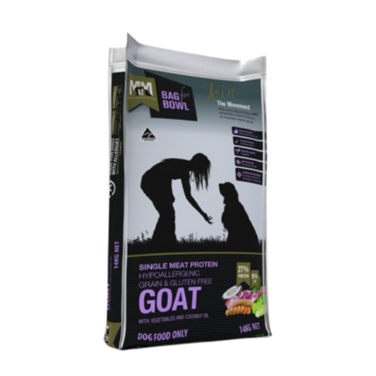 MEALS FOR MUTTS SINGLE PROTEIN GRAIN FREE GOAT  - 14kg my rainbow pet