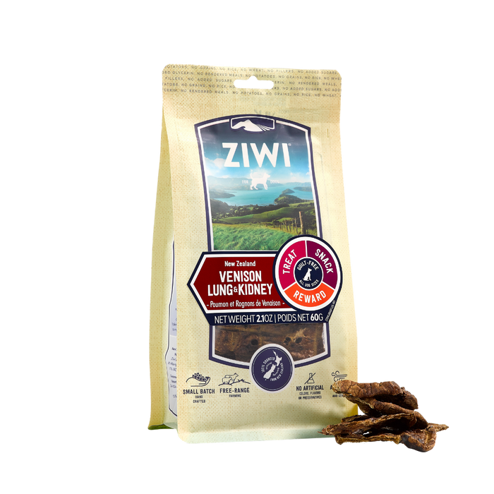 ZIWI PEAK ORAL HEALTH TREATS- Venison Lung & Kidney my rainbow pet