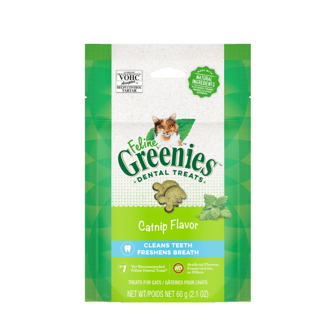 GREENIES™CATNIP FLAVOR –CAT DENTAL TREAT 60G my rainbow pet