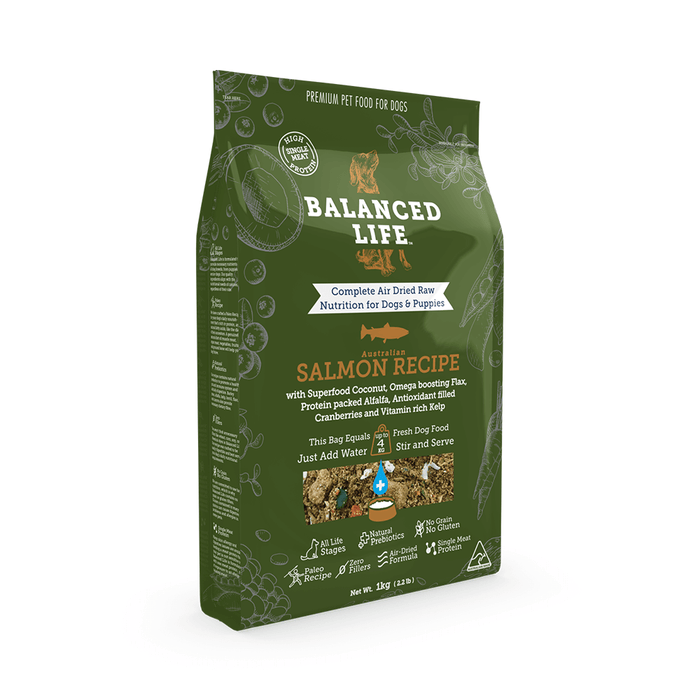 BALANCED LIFE Salmon Dry Dog Food my rainbow pet