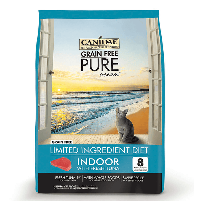 CANIDAE Cat Gain Free Pure Ocean Indoor Tuna Cat Dry Food my rainbow pet