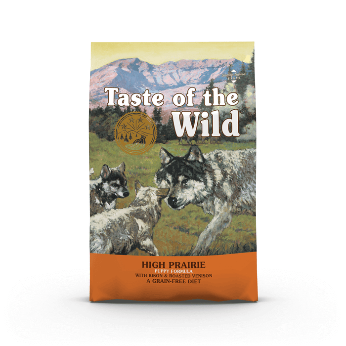 Taste of the Wild High Prairie Puppy Formula Grain-Free Dry Dog Food my rainbow pet